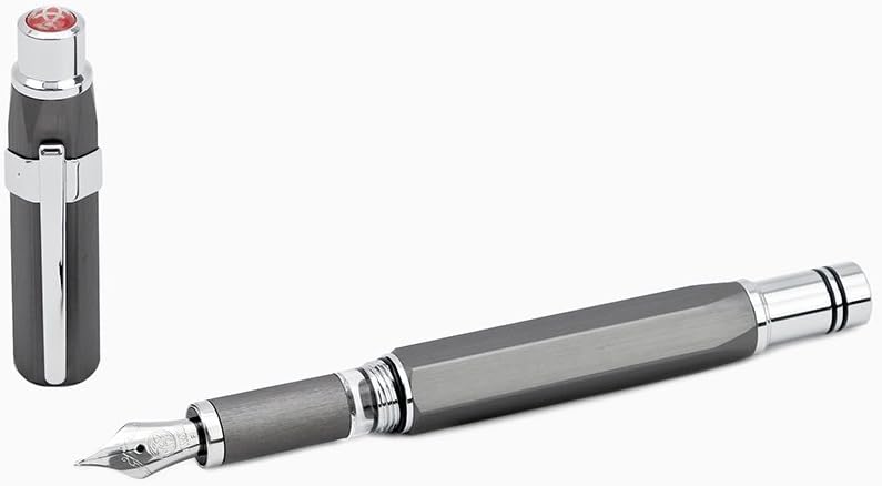 Twsbi Precision Gun Metal, Füllfederhalter M (Medium), M (Medium)