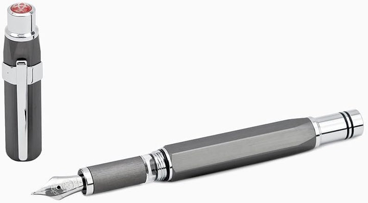 Twsbi Precision Gun Metal, Füllfederhalter M (Medium), M (Medium)