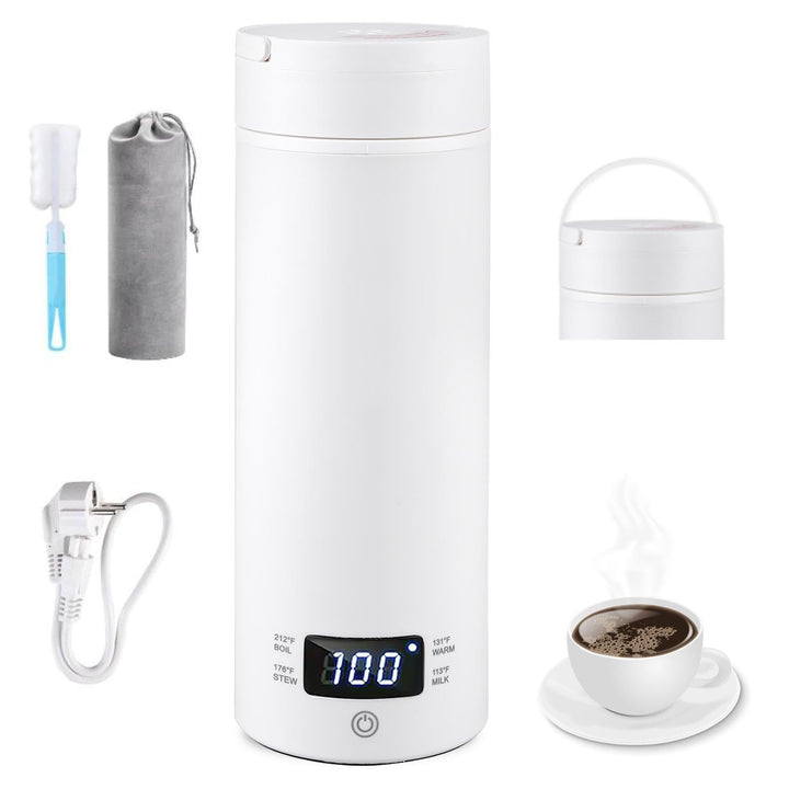 Reise Wasserkocher Klein, 500ml Reisewasserkocher Klein 316 Edelstahl Tragbarer Mini Wasserkocher fü