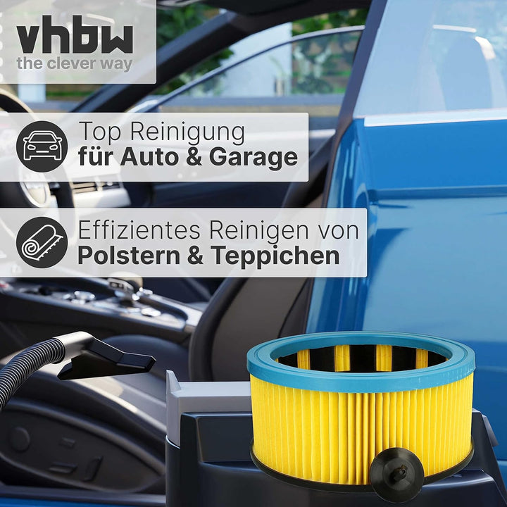 vhbw Faltenfilter kompatibel mit Starmix AS 1032 PG, GS 1032 HK, GS 1032 ST, GS L-1232 HMT, GS L-143