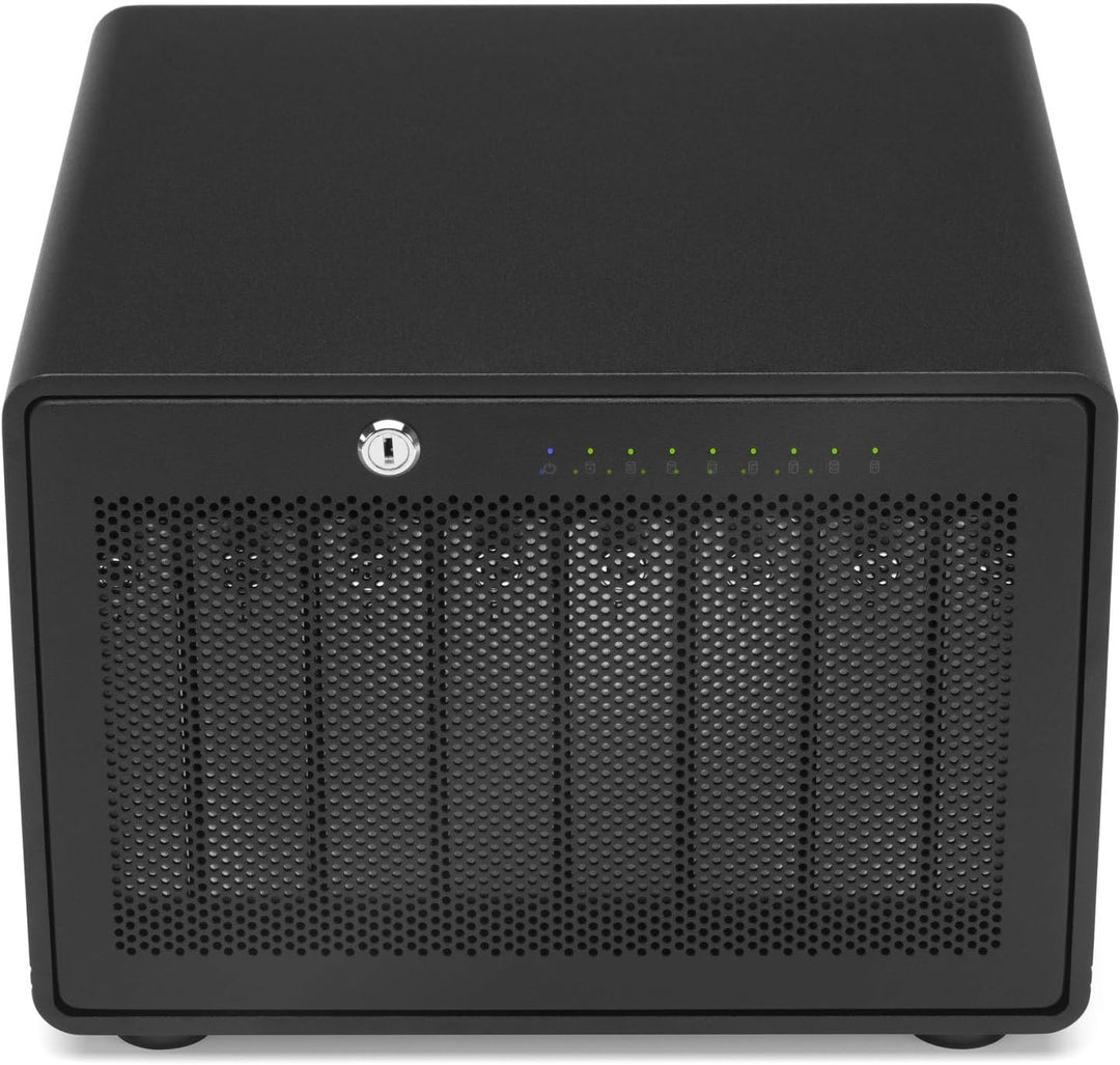 OWC ThunderBay 8 RAID 5 Edition Externes 8-Bay-Laufwerk mit Zwei Thunderbolt 3-Anschlüssen 0 TB RAID