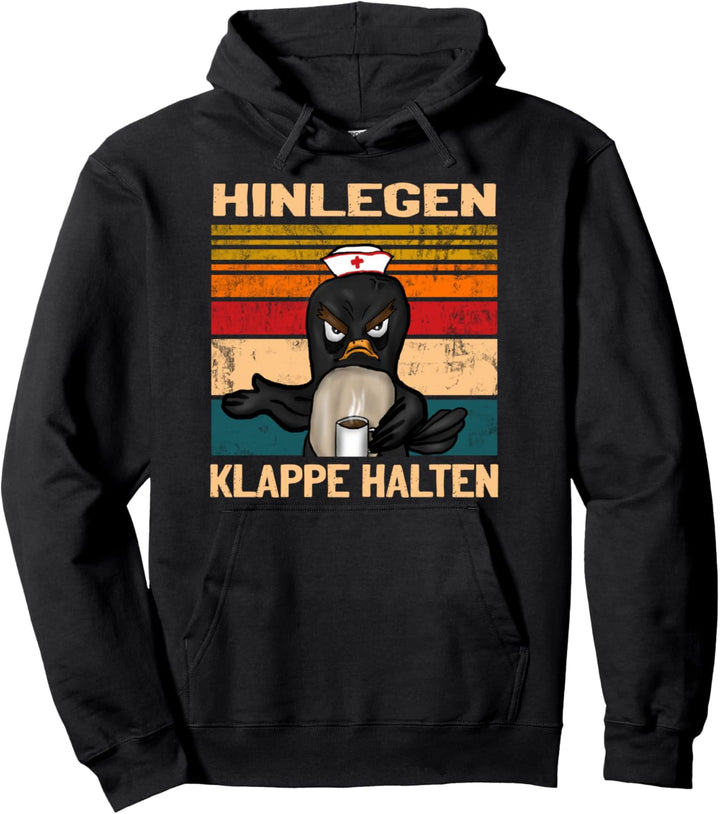 Krankenpflegerin Nachtdienst Geschenk Pflege Arzthelferin Pullover Hoodie