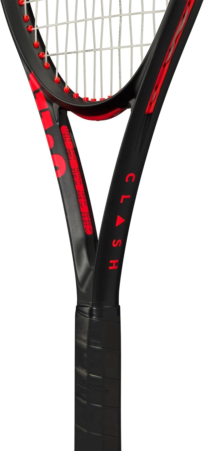 Wilson Clash Team 103 V3 Tennis Racket 4-1/2" (4) Schwarz, 4-1/2" (4) Schwarz