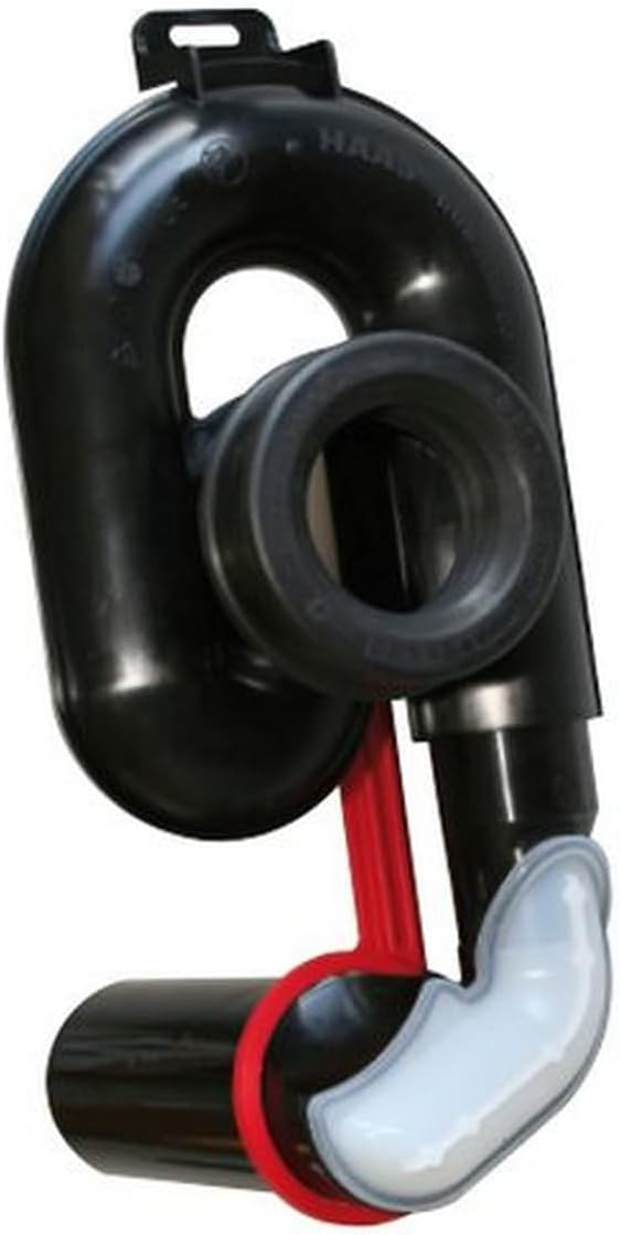 Urinalabsaugesiphon, höhenverstellbar um 65 mm, DN 50, waagerecht