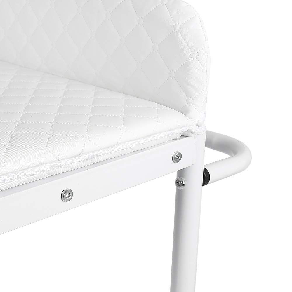 Tragbarer Wickeltisch mit Rollen, Multifunktionaler Wickelkommode, Weiss, 48×84×90 cm mit Rollen 48×