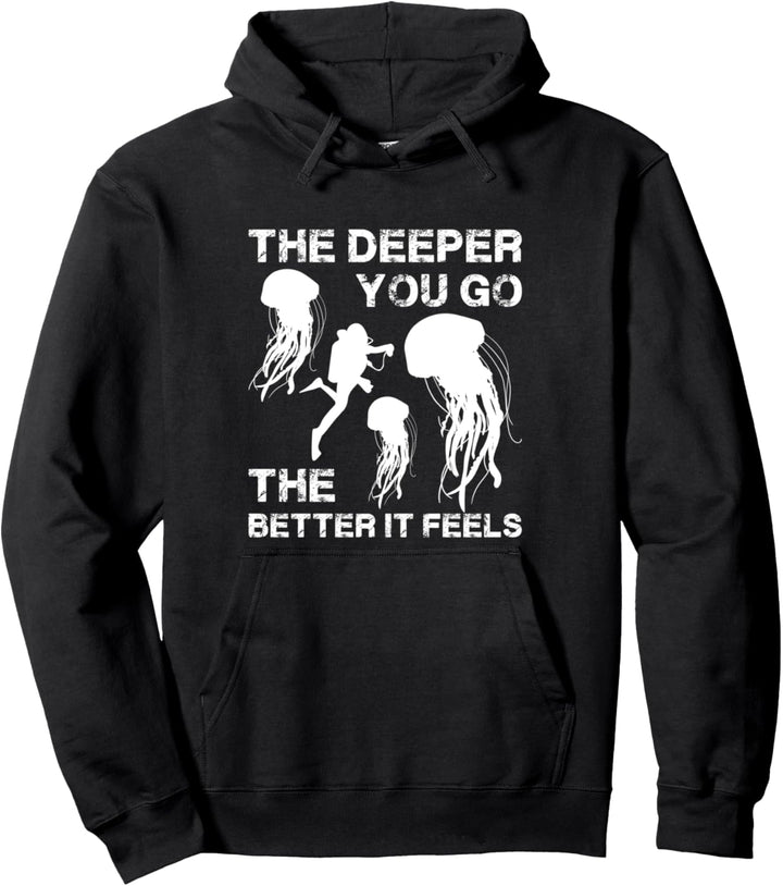 Taucher Tauchen Tiefseetauchen Gerätetauchen Geschenk Pullover Hoodie