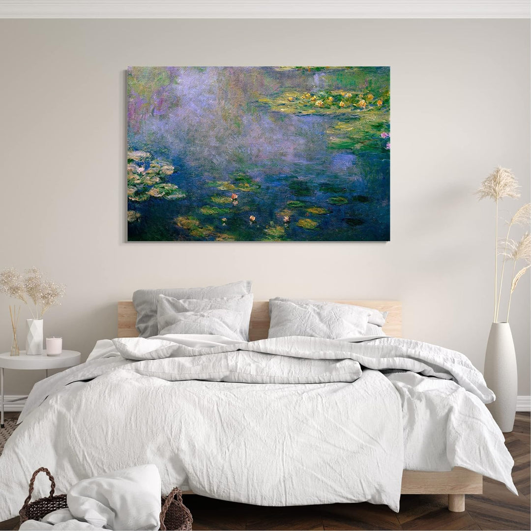 Printed Paintings Leinwand (80x60cm): Claude Monet - Seerosen 80x60 cm, 80x60 cm