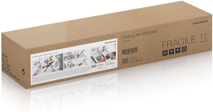 InnovaGoods - Multifunktionales Bauchmuskeltrainingsgerät, Zusammenklappbar, Mit LCD-Aktivitätszähle