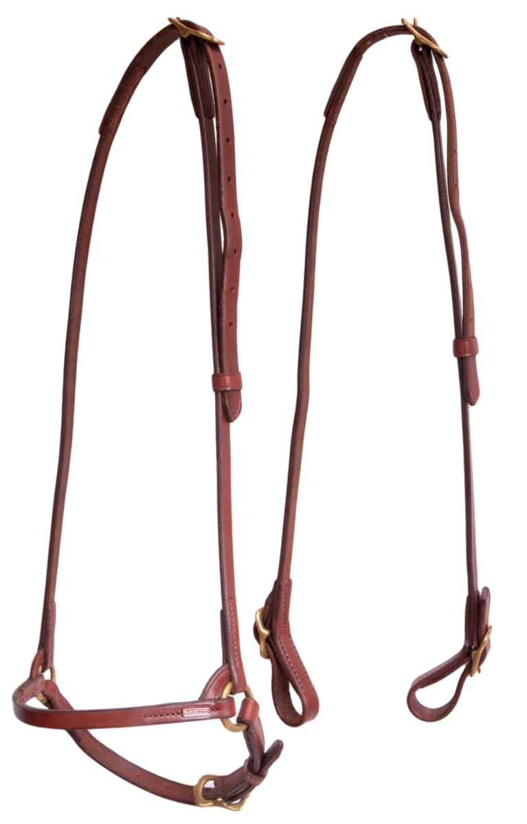 Karlslund Trense Classic Bridle, Black Brass, k307-bla