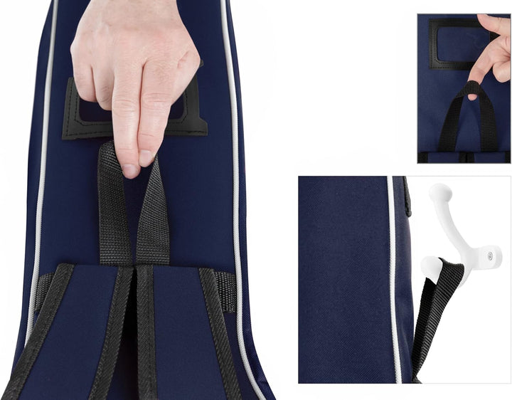 ROCKTILE Klassik-Gitarrentasche 4/4-Grösse - Wasserabweisender Gigbag mit weicher Polsterung und Fix