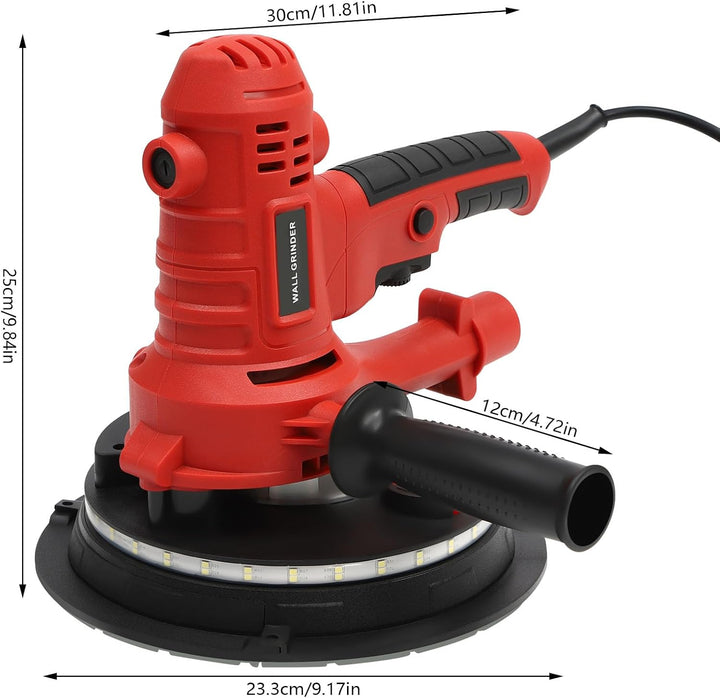 Schleifer Schleifmaschine Trockenbau Wand Decke Gips Putz 800 W Licht