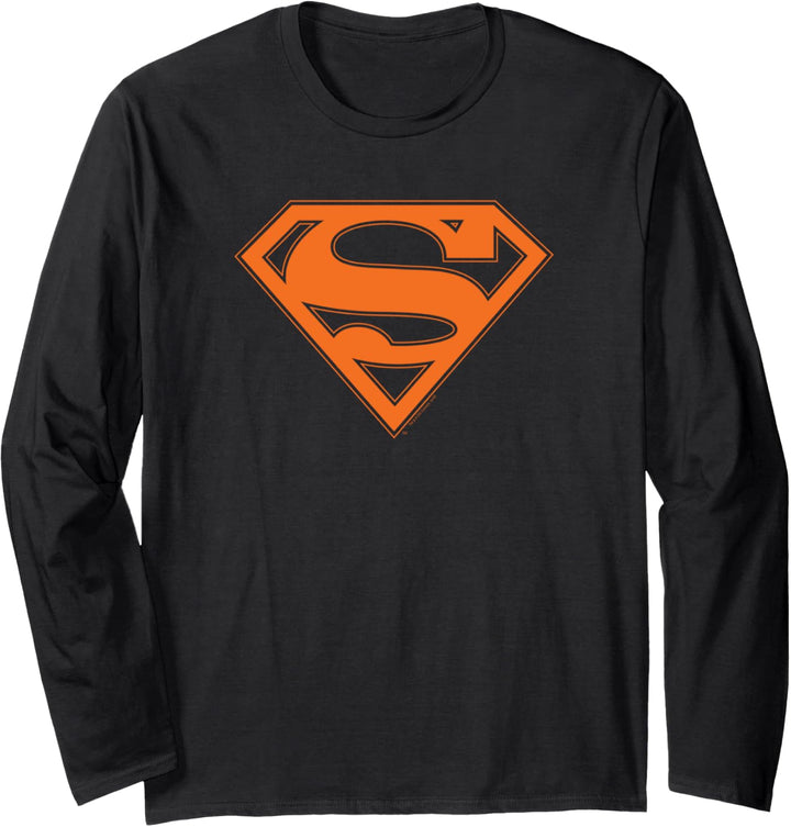 Superman Blue &amp; Orange Shield Langarmshirt