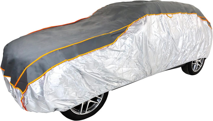AROBA EVOII Hagelschutz Autoabdeckung (Grösse XL) - Wetterfeste Hagelschutzplane für PKW mit verstär