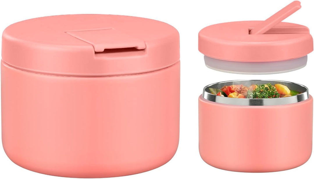 Itslife Thermobehälter für Essen 350ml Edelstahl Warmhaltebebehälter, Auslaufsicherer Lunchbehälter