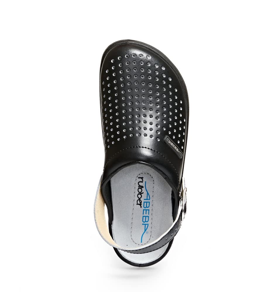 ABEBA 9310 RUBBER Verstopfen, OB, A, FO, SRC, Schwarz, Grösse 42 42 EU, 42 EU