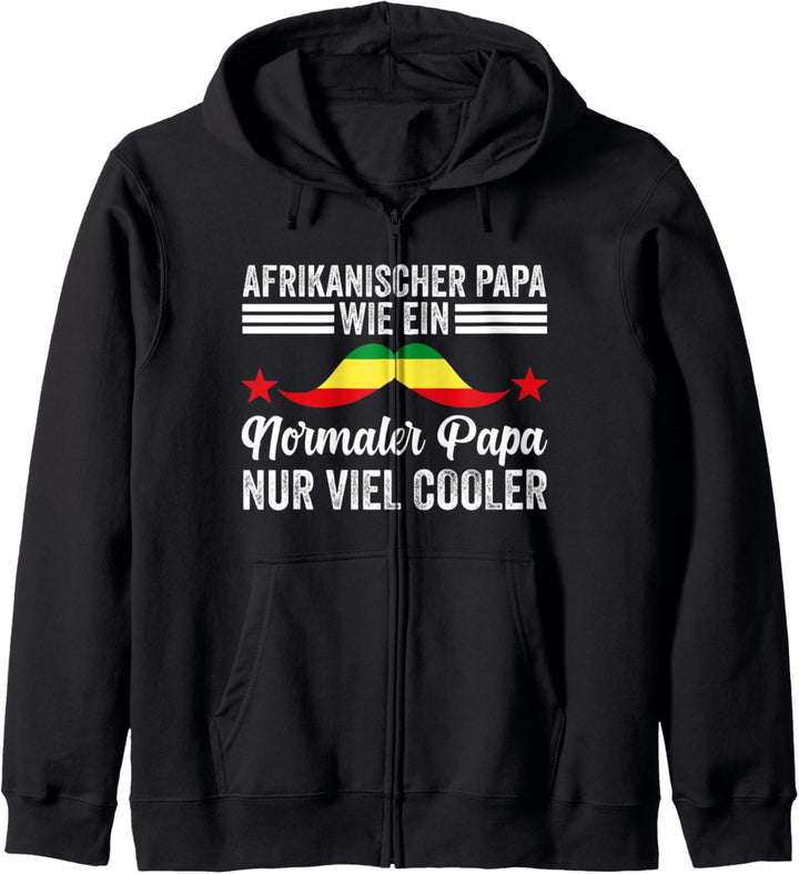 Afrikanischer Papa Vater Vatertag Afrikaner Afrika Kapuzenjacke