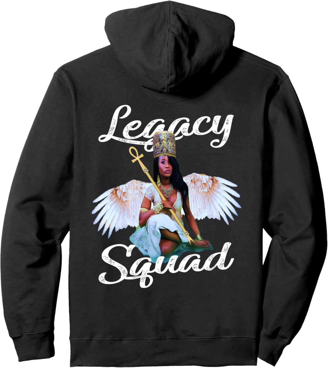 Legacy Squad Black Queen African American Woman Gift Pullover Hoodie