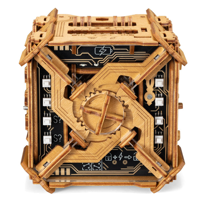 PUZZLE POTATO Tesla Puzzle Box - Escape Room Spiel mit Elektronischen Rätseln - Puzzlebox - Knobelsp