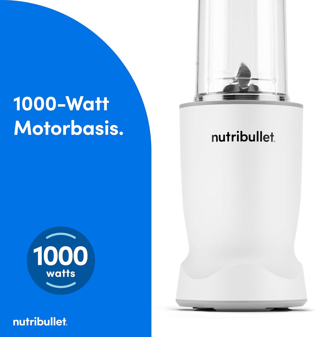 nutribullet Turbo 1000W – Mixer & Smoothie Maker mit 1000 Watt Motor, Mini Blender mit 45-Sekunden A