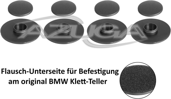 AZUGA Hohe Gummi Fussmatten mit Rand passend für BMW iX1 (U11) ab 10/2022 AZ10300522 Automatten