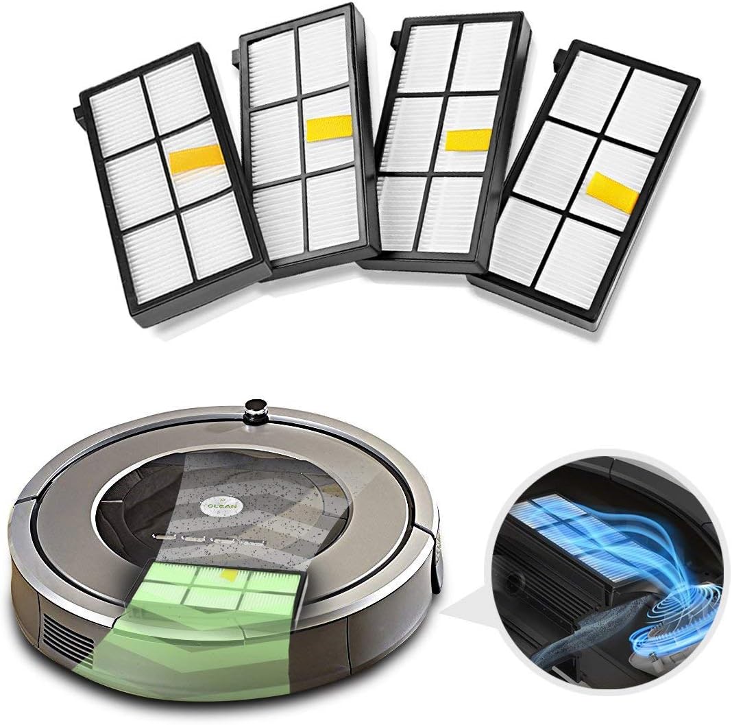 MAXDIRECT Kit Ersatzteile Bürsten Ersatzteile Kompatibel mit iRobot Roomba Serie 800 900 (800 805 85