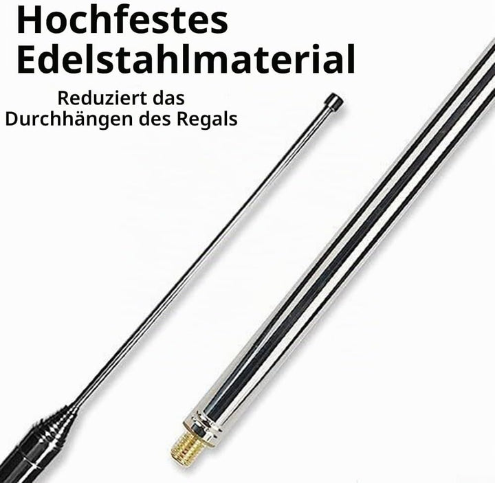 Teleskopantenne, leicht, 5,6 m, Teleskopantenne, Yagi-Antenne, ideal für Ham Radio, 14 Abschnitte