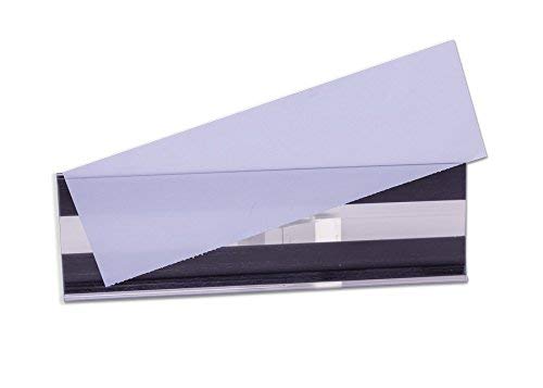 Magnetische Etikettenhalter für Einstecketiketten 500 mm Breit/Tickethalter/Etiketten Halter (21 mm