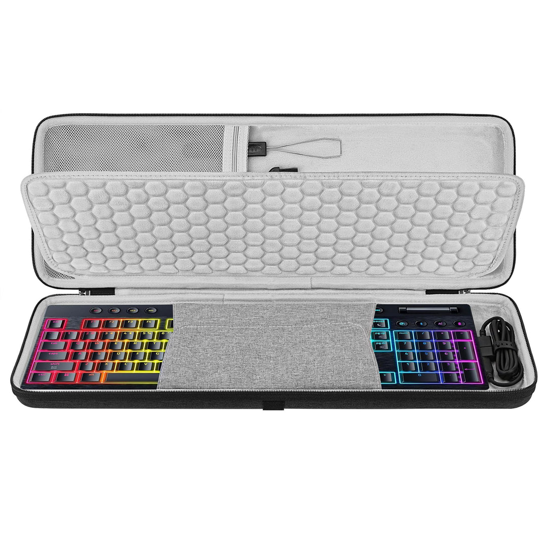 GEEKRIA Tastaturhülle, kompatibel mit Razer BlackWidow V4 Low Profile/DeathStalker V2, Corsair K100