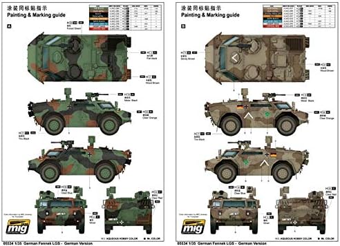 Trumpeter 5534-1/35 Fennek LGS, deutsche Version, Panzer