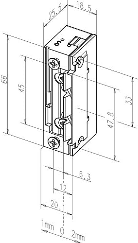 Assa Abloy 118EY13-A71 Türöffner ProFix2 ohne Arretierung/Schliessblech