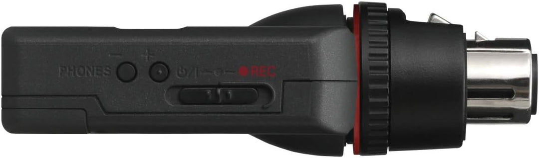 Tascam DR-10X – Audiorecorder zum Aufstecken auf ein Mikrofon, Schwarz Single, Single