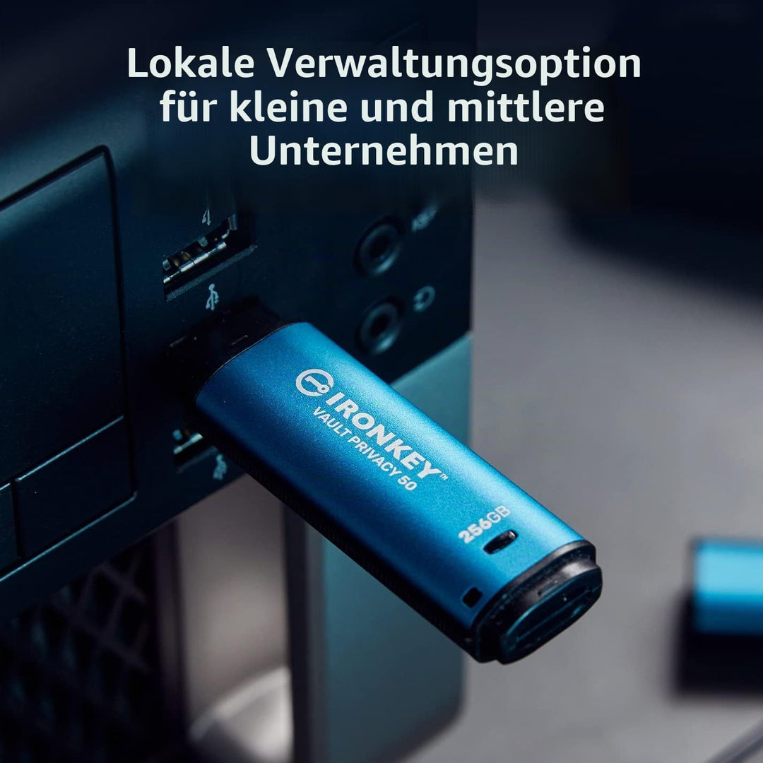 Kingston IronKey Vault Privacy 50 FIPS 197-zertifizierter und mit XTS-AES 256-Bit verschlüsselter US