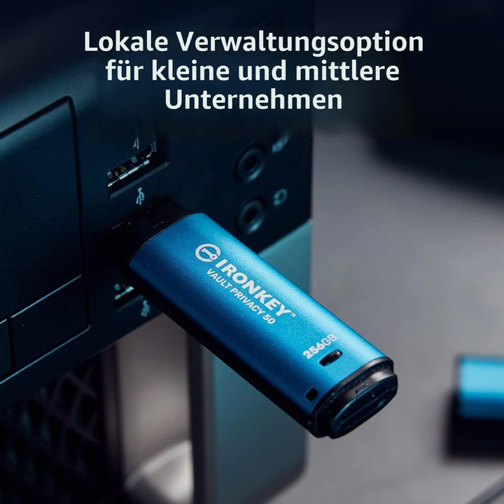 Kingston IronKey Vault Privacy 50 FIPS 197-zertifizierter und mit XTS-AES 256-Bit verschlüsselter US