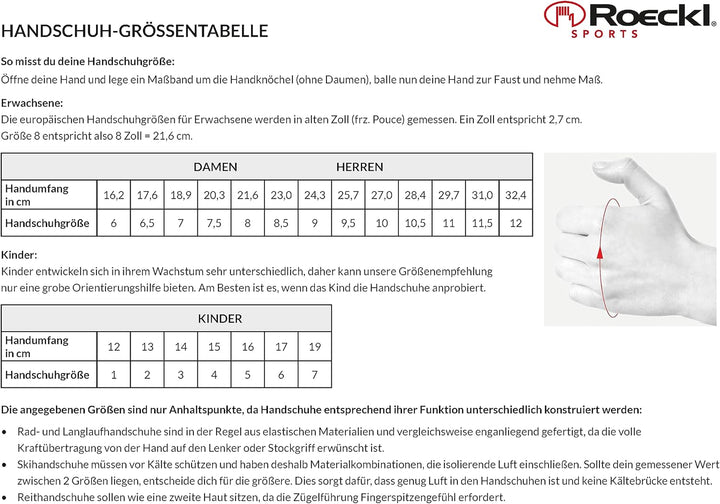 Roeckl Sports Reithandschuh Malta, Turnier Sommer Handschuh, 5 Farben, Grösse 6-10.5 6.5 Schwarz/Rot