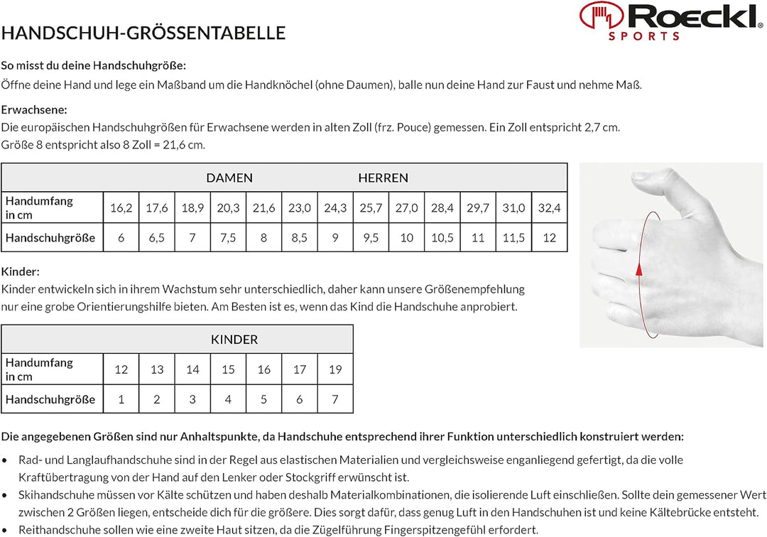 Roeckl Sports Reithandschuh MOYO, Turnier Sommer Handschuh, 3 Farben, Grösse 6-11 6.5 Weiss, 6.5 Wei