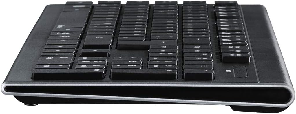 Hama Funk-Tastatur mit Maus Set (deutsches QWERTZ Tastenlayout, 12 Media-Tasten, kabellose optische