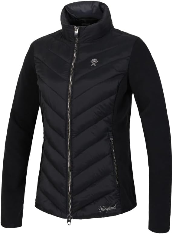 Kingsland Damen Reitjacke KLWenonah Black XS Schwarz, XS Schwarz
