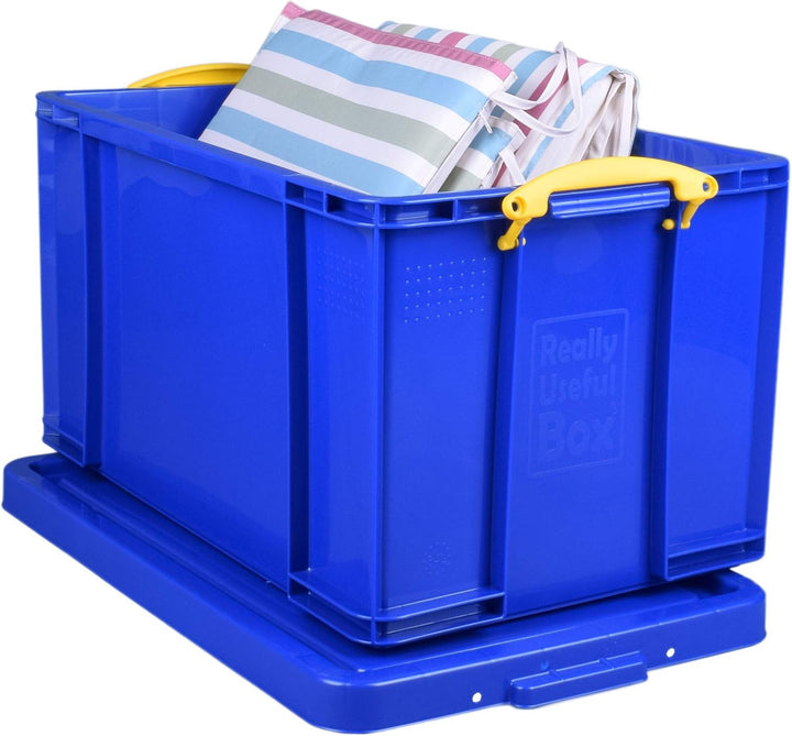 Really Useful Box 84B Aufbewahrungsbox 84 liter, 440 x 380 x 710 mm, blau