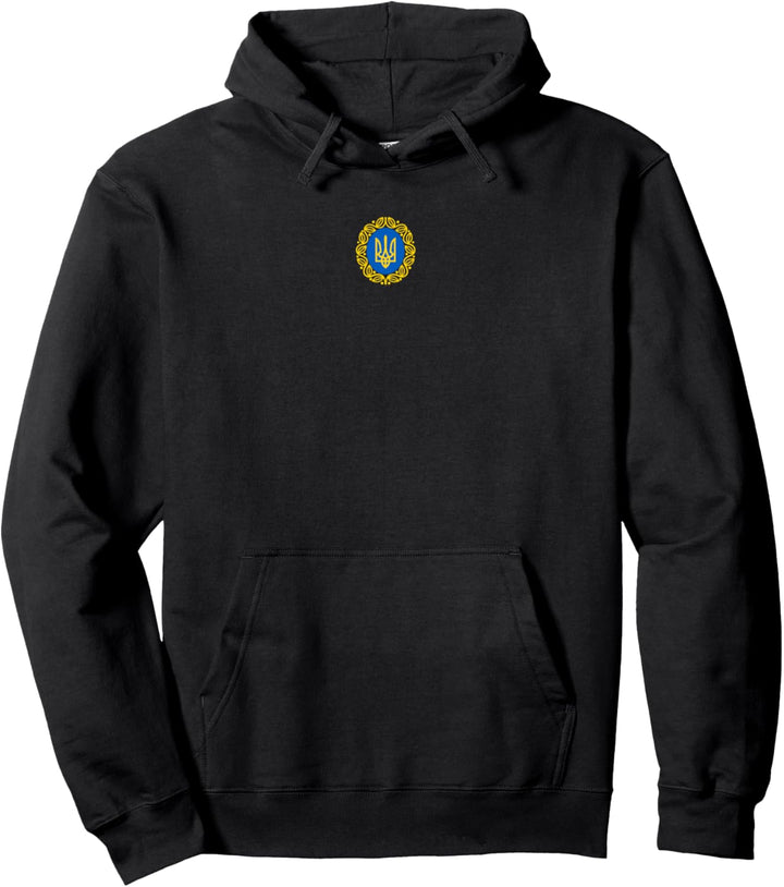 Präsident Volodymyr Zelensky Ukraine Ukrainisches Emblem Pullover Hoodie