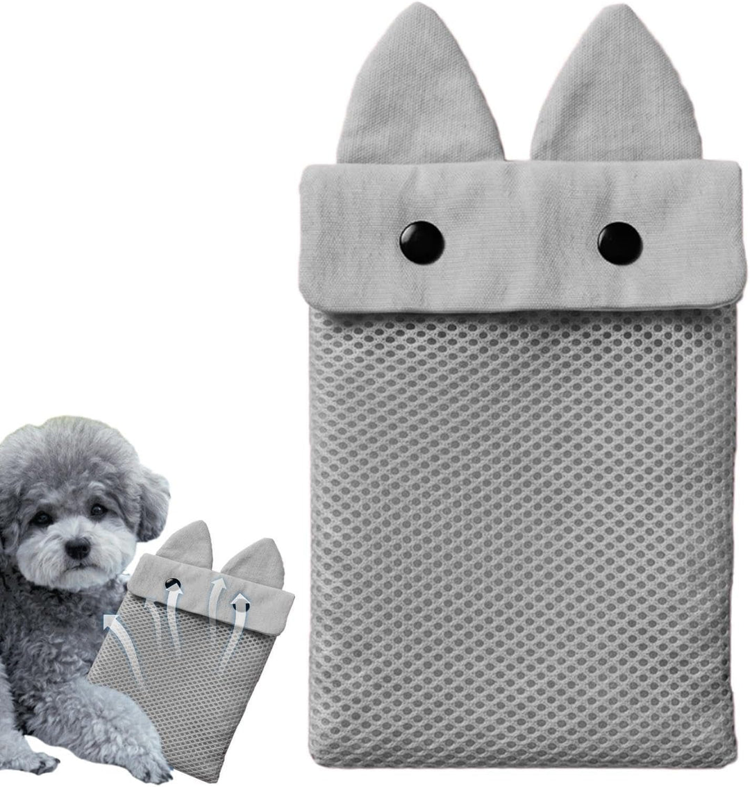 Generisch Eisbeutel-Hülle für Hunde,Luftpolster-Isoliertasche,Winter Handwärmer Tasche für Hunde - F