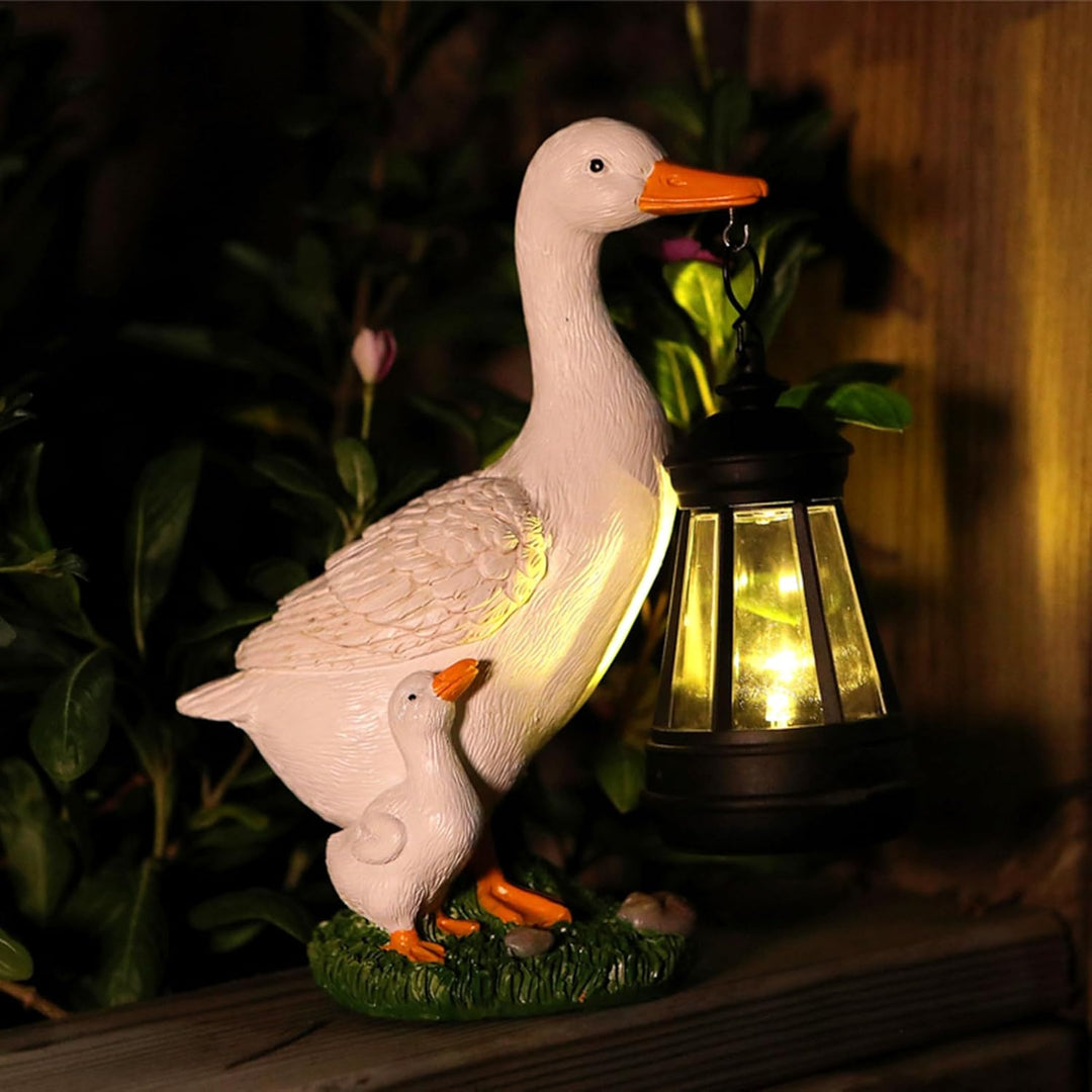 Garten Deko Figuren für Aussen mit Solar Laterne – Lustig Wasserdicht Solarlampe Figur Gartendeko fü