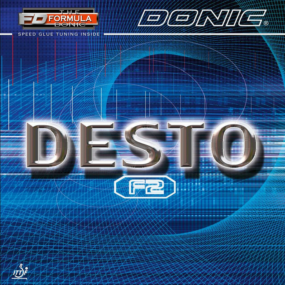 DONIC Belag Desto F2 2,0 mm, rot 2,0 mm, rot, 2,0 mm, rot 2,0 mm, rot