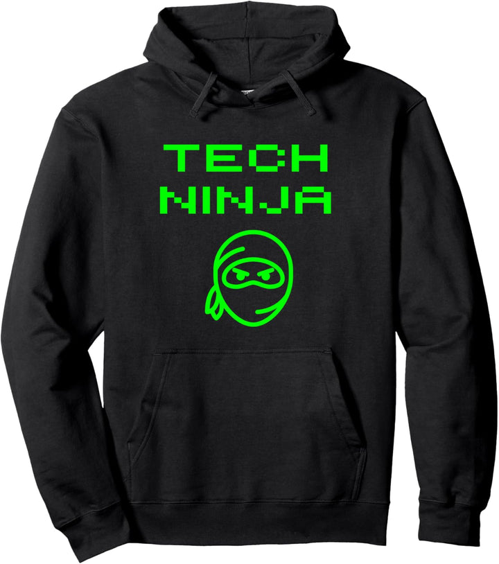Tech Ninja Lustige IT Unterstützung Computer Reparatur Geek Nerd Zitat Pullover Hoodie