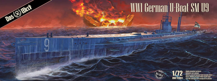 DAS WERK 1/72 SM U-Boot U-9 DW72001