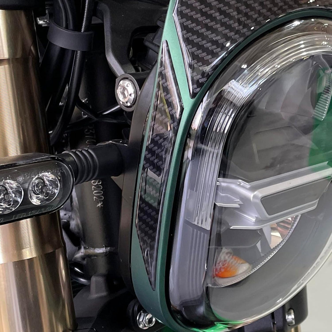 Resin Bike Aufkleber für Motorrad Kompatibel mit Benelli Leoncino 800 2022. Windschild-Rücklichtschu