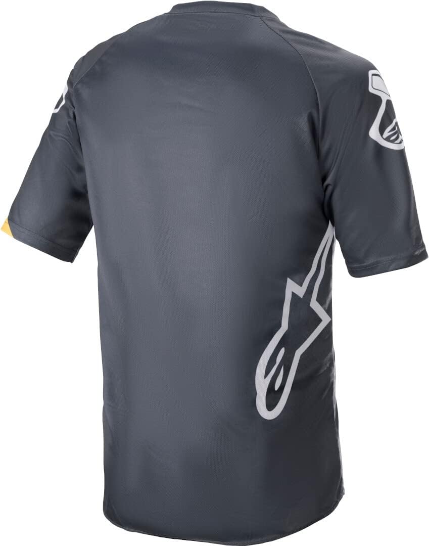 Alpinestars Herren Racer Jersey M Grau/Gelb, M Grau/Gelb