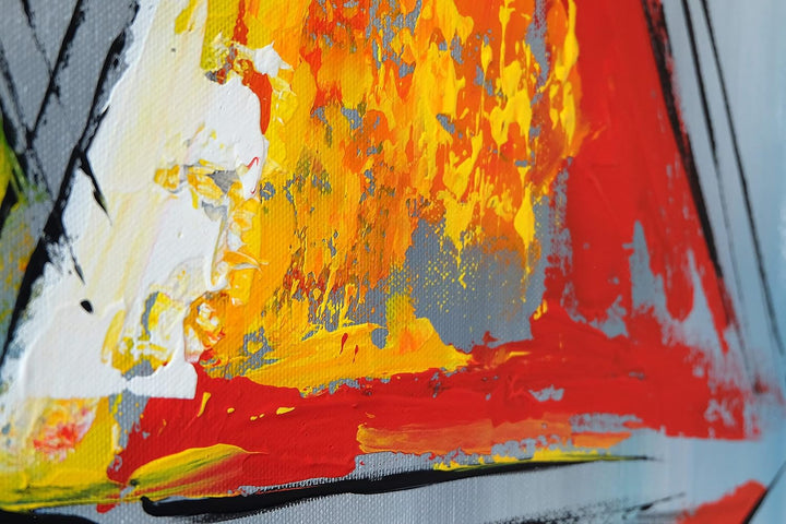 Monica Mirafiori I 100% HANDGEMALT I Gemälde Segelboote 100x50cm | Gemälde Handgemalt | Acrylgemälde