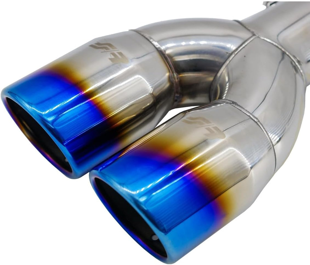 Simoni Racing TRX/18B Universal-Titan-Endrohr, Doppel-Runde Ausfahrt, Titan