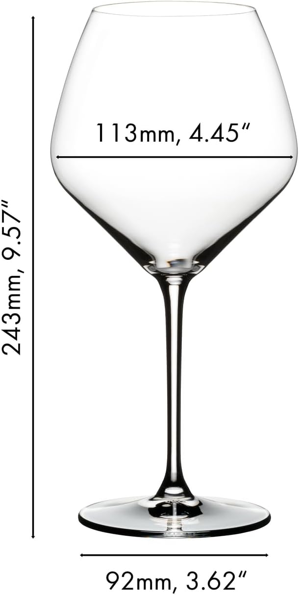 Riedel Extreme Glas, 2 Stück, glas, durchsichtig, 2er-Set Spätburgunder, Spätburgunder
