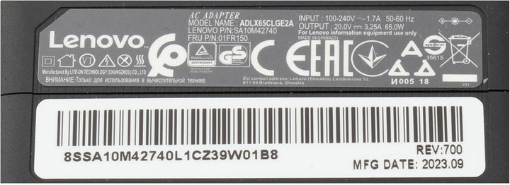 Lenovo IdeaPad L340-17IWL (81M0) Original Netzteil 65 Watt EU Wallplug